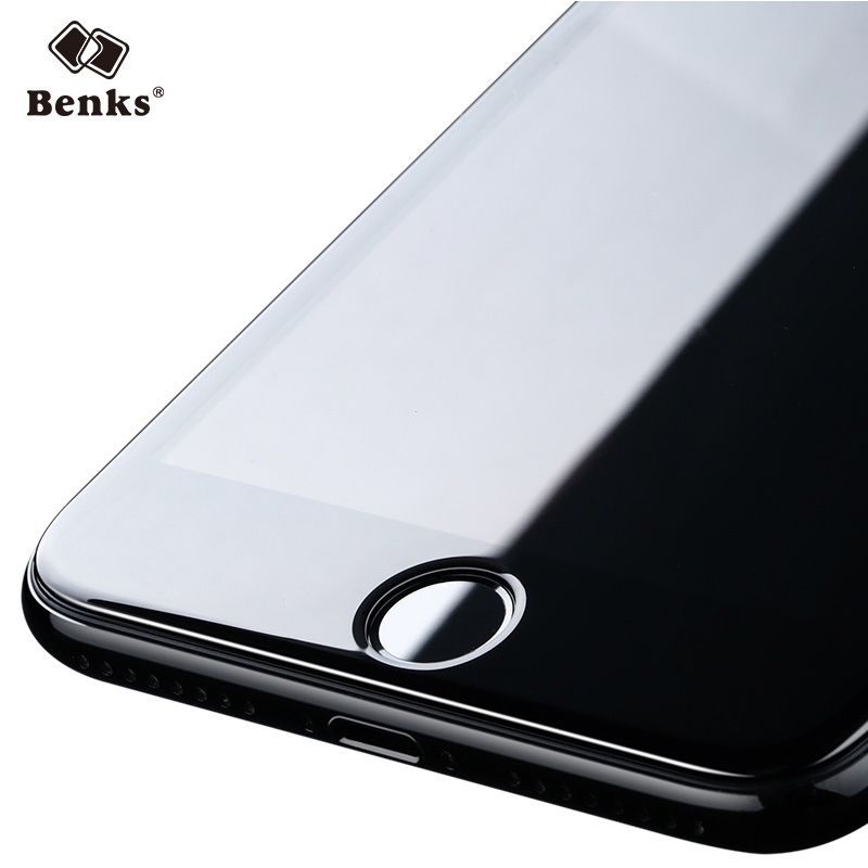 Benks 3D защитное стекло на iPhone 7 Plus - черное King Kong